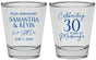 Personalized Anniversary Shot Glasses - 30 Years Of Marriage | 80033
