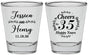Personalized Anniversary Shot Glasses - Cheers To 35 Years | 80034