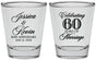 Personalized Anniversary Shot Glasses - 60 Years Of Marriage | 80039