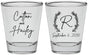 Personalized Wedding Shot Glasses - Monogram | 803