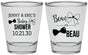 Personalized Baby Shower Shot Glasses - Gender Reveal Bow Or Beau | 90004