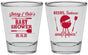 Personalized Baby Shower Shot Glasses - Beers Bbq Babies | 90006