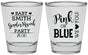 Personalized Baby Shower Shot Glasses - Gender Reveal Pink Or Blue | 90012