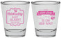 Personalized Baby Shower Shot Glasses - Little Lady On The Way | 90022