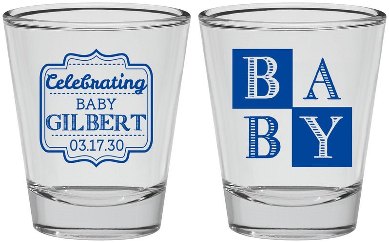 Personalized Baby Shower Shot Glasses - Celebrating | 90029