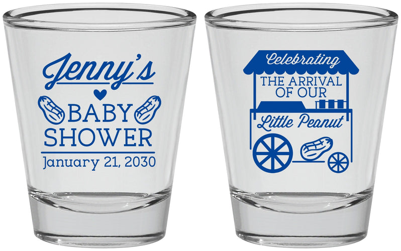 Personalized Baby Shower Shot Glasses - Little Peanut | 90030