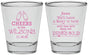 Personalized Baby Shower Shot Glasses - Cheers Bottle | 90031