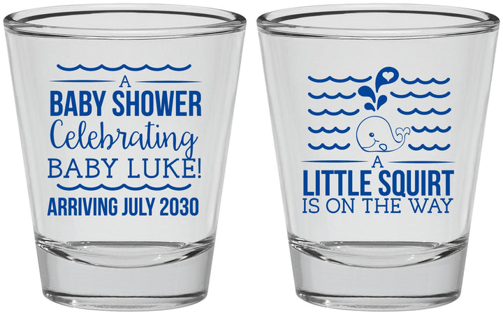 Personalized Baby Shower Shot Glasses - Little Squirt On The Way | 90043