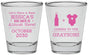 Personalized Baby Shower Shot Glasses - Due Date Almost Here | 90052
