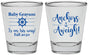 Personalized Baby Shower Shot Glasses - Nautical Anchors Aweigh | 90054