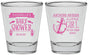 Personalized Baby Shower Shot Glasses - Anchors Aweigh Little Girl | 90056