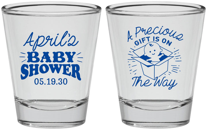 Personalized Baby Shower Shot Glasses - Precious Gift | 90057