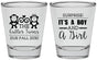 Personalized Baby Shower Shot Glasses - Gender Reveal Boy Or Girl | 90063