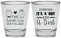 Personalized Baby Shower Shot Glasses - Gender Reveal Boy Or Girl | 90064