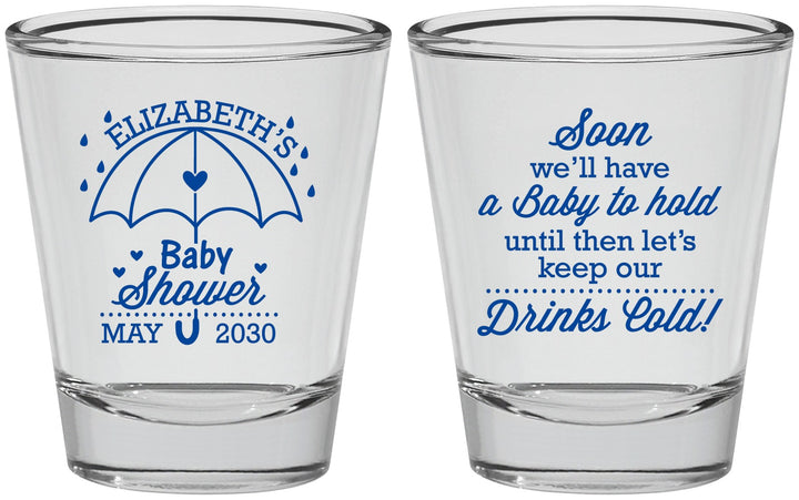 Personalized Baby Shower Shot Glasses - April Showers May Babies | 90098