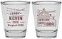 Personalized Baby Shower Shot Glasses - Baby And Bbq | 90101