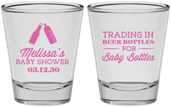 Personalized Baby Shower Shot Glasses - Bottles | 90115