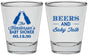 Personalized Baby Shower Shot Glasses - Beers And Baby Talk | 90117