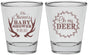 Personalized Baby Shower Shot Glasses - Oh My Deer Christmas | 90121