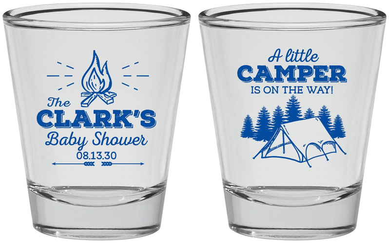 Personalized Baby Shower Shot Glasses - Little Camper | 90129