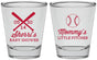 Personalized Baby Shower Shot Glasses - Baseball Little Pitcher | 90137