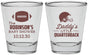 Personalized Baby Shower Shot Glasses - Football Little Quarterback | 90138
