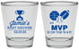 Personalized Baby Shower Shot Glasses - Sports Mvp | 90141