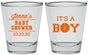 Personalized Baby Shower Shot Glasses - Basketball Its A Boy | 90144