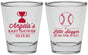 Personalized Baby Shower Shot Glasses - Baseball Little Slugger | 90145