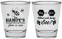 Personalized Baby Shower Shot Glasses - Gender Reveal Bee | 90152