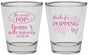 Personalized Baby Shower Shot Glasses - Popping By | 90158