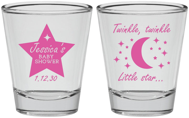 Personalized Baby Shower Shot Glasses - Twinkle Twinkle Little Star | 90168