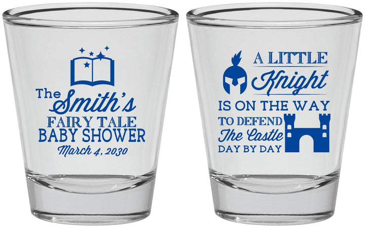 Personalized Baby Shower Shot Glasses - Little Knight | 90175