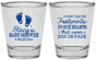 Personalized Baby Shower Shot Glasses - Footprints | 90176
