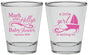 Personalized Baby Shower Shot Glasses - Sailboat | 90178