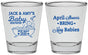 Personalized Baby Shower Shot Glasses - April Showers May Babies | 90181