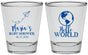 Personalized Baby Shower Shot Glasses - Hello World | 90185