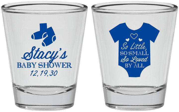 Personalized Baby Shower Shot Glasses - Loved By All | 90188