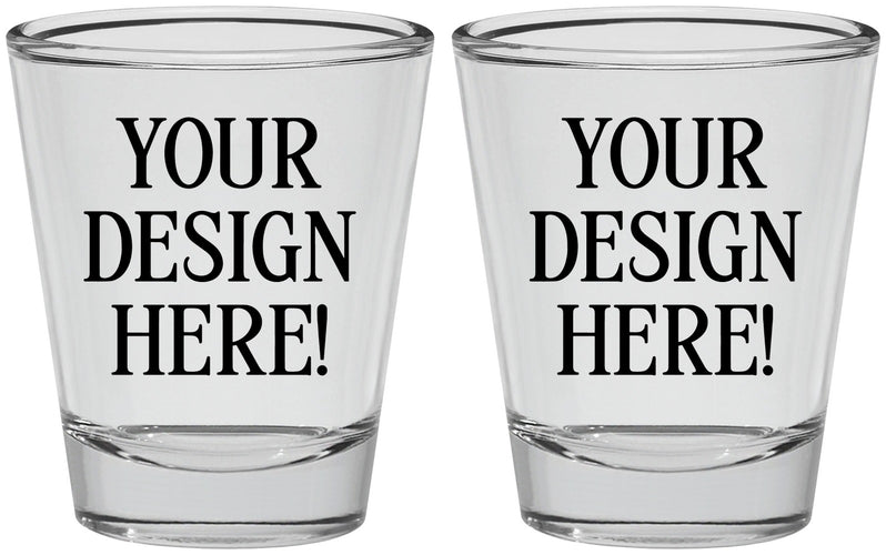 Clear Shot Glasses - Design Your Own