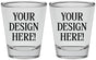 Clear Shot Glasses - Design Your Own