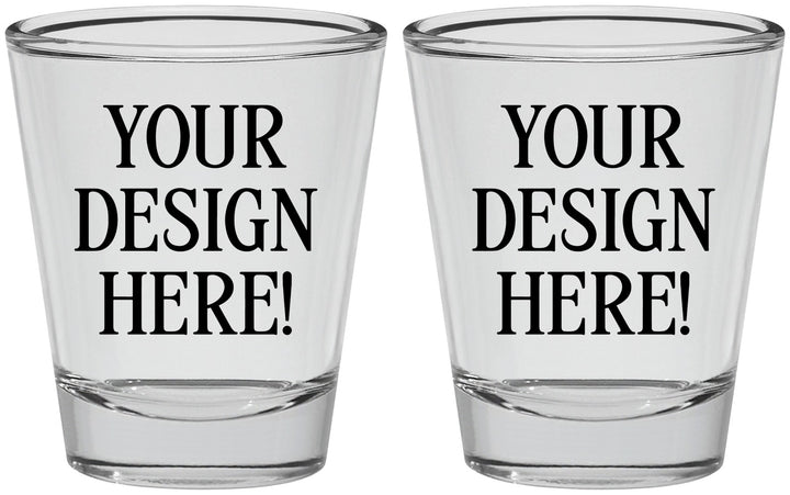 Clear Shot Glasses - Design Your Own