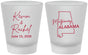 Custom Wedding Frosted Shot Glasses - Alabama | 100