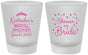 Custom Bridal Shower Frosted Shot Glasses - Shower The Bride | 100001