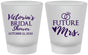Custom Bridal Shower Frosted Shot Glasses - Future Mrs | 100012