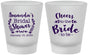 Custom Bridal Shower Frosted Shot Glasses - Cheers To The Bride | 100014
