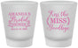 Custom Bridal Shower Frosted Shot Glasses - Kiss The Miss Goodbye | 100017