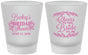 Custom Bridal Shower Frosted Shot Glasses - Cheers To The Bride | 100019