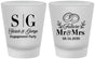 Custom Engagement Frosted Shot Glasses - Future Mr And Mrs | 10002