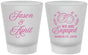 Custom Engagement Frosted Shot Glasses - We Are Engaged | 10003
