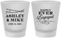 Custom Engagement Frosted Shot Glasses - Happily Ever Engaged | 10006